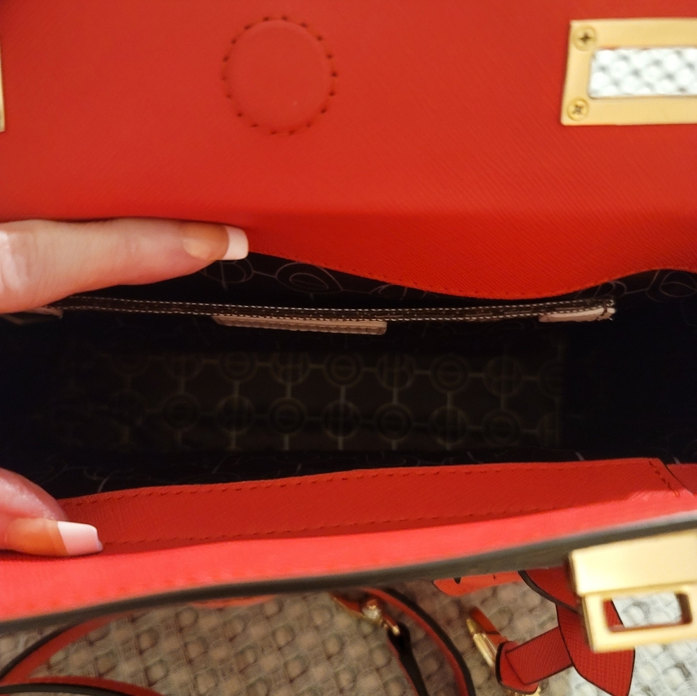 Henri Bendel West 57th Turnlock Satchel /Rare!/Gorgeous! - Picture 9 of 16
